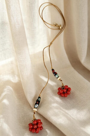 Collar Geranio Millefiori