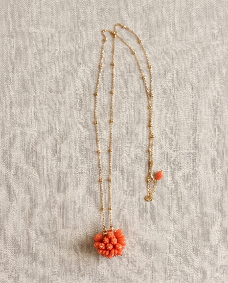 Collar Rocalla Coral - Imagen 2