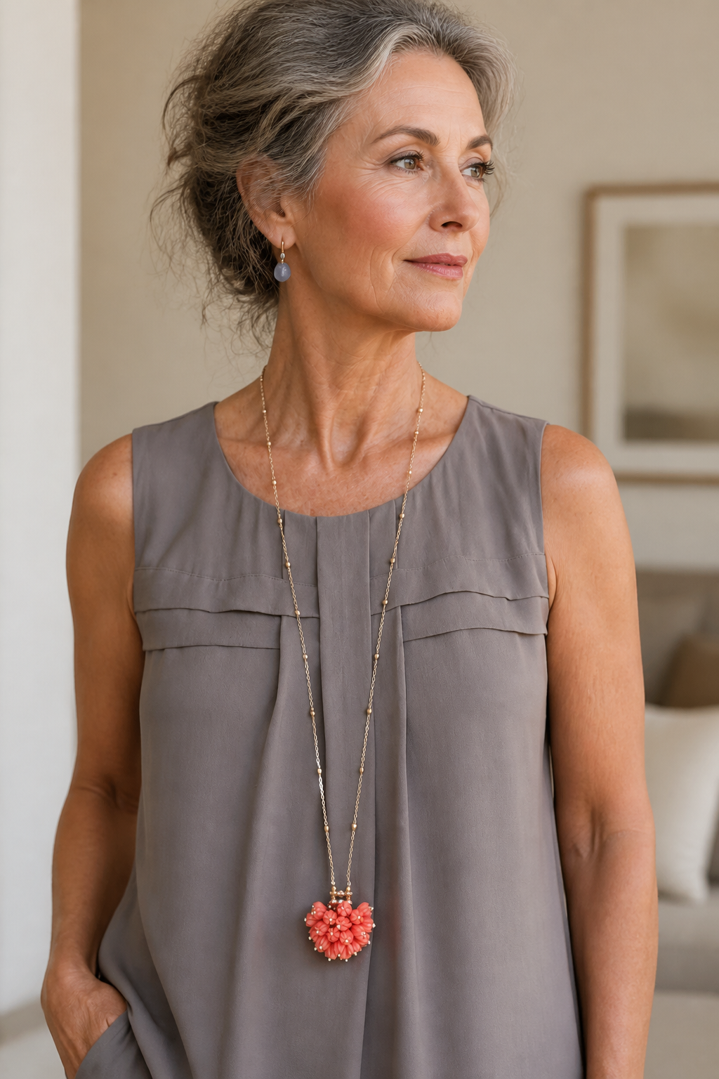Collar Rocalla Coral