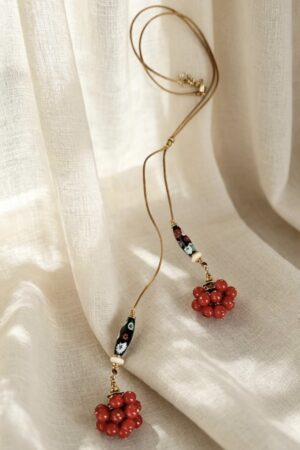 Collar Geranio Millefiori