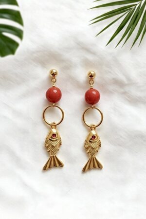 Pendientes Pececitos Coral
