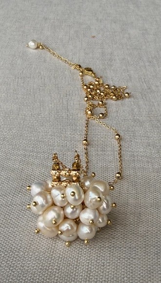 Collar Rocalla Perlas - Imagen 2