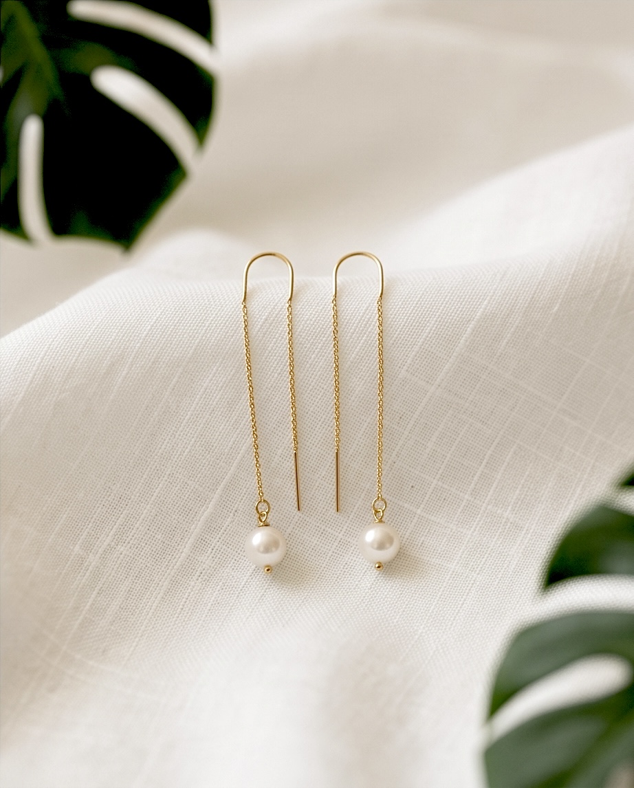 Pendientes Olivia Perla - Imagen 2